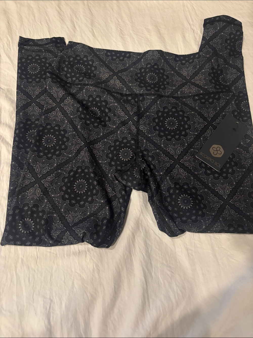 Vinyasa high waist black Black bandana Print Active leggings
